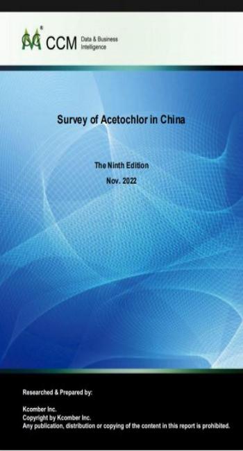 Survey of Acetochlor in China 2022