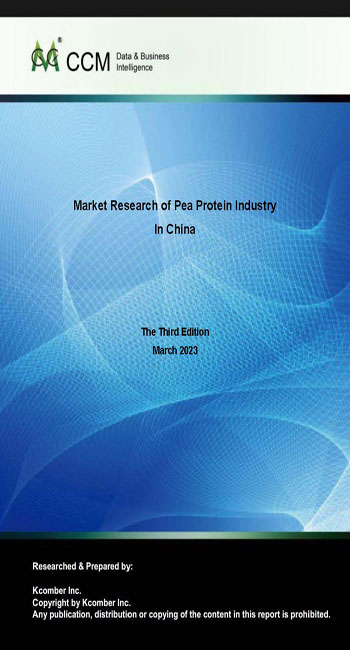 Market Research of Pea Protein in China 2022